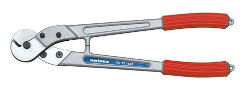 17.5in Wire Rope and Cable Cutter with Plastic Grips O597474