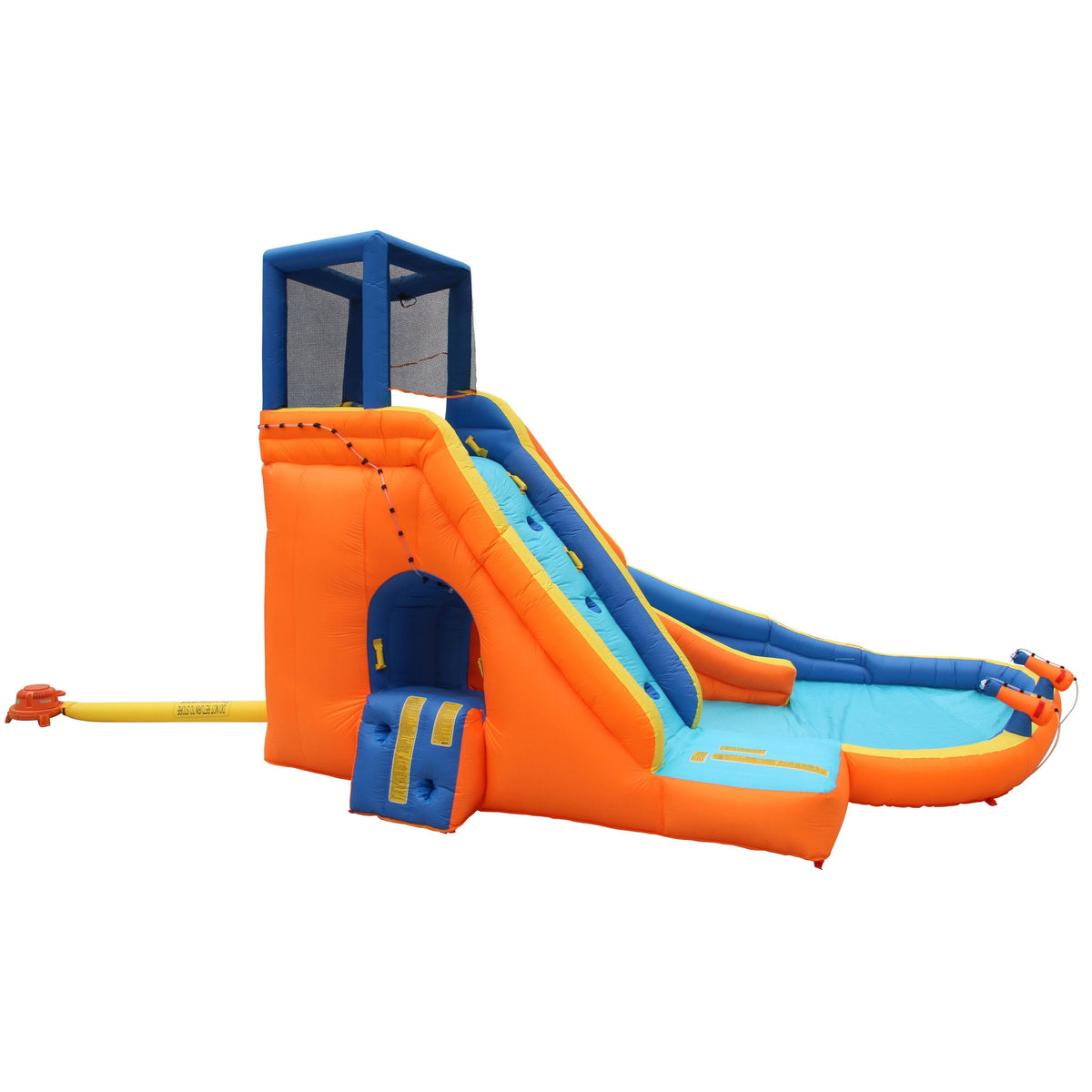 Inflatable Water Park Play Pool Slide with Water Cannons W7148
