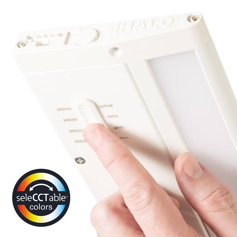 Matte Black LED Undercabinet with USB Port K4375