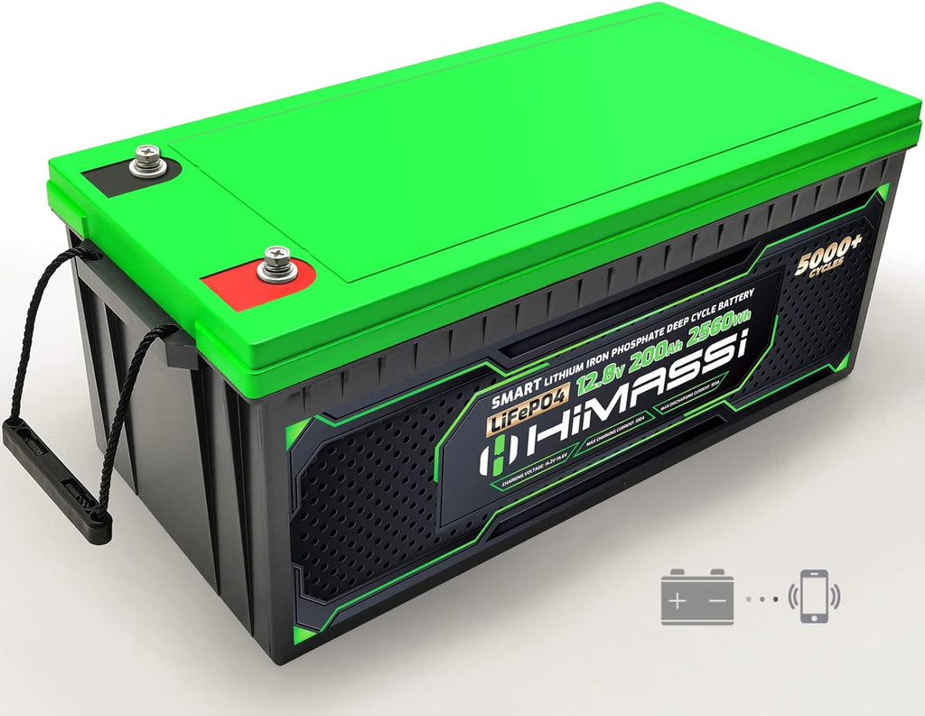 12v 200ah Bluetooth Lithium Iron Phosphate Battery U1364