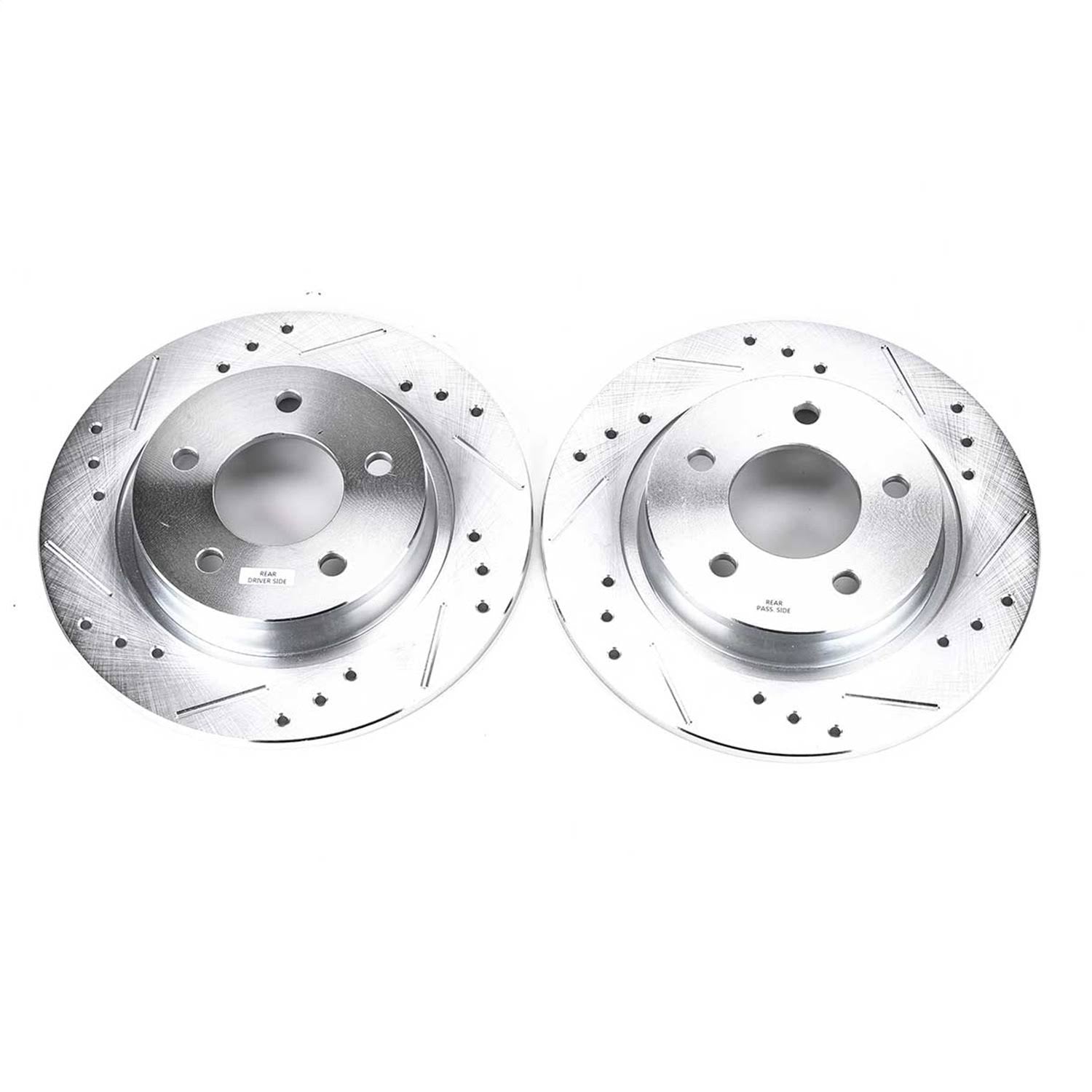 Drilled and Slotted Brake Rotor (Pair) X738