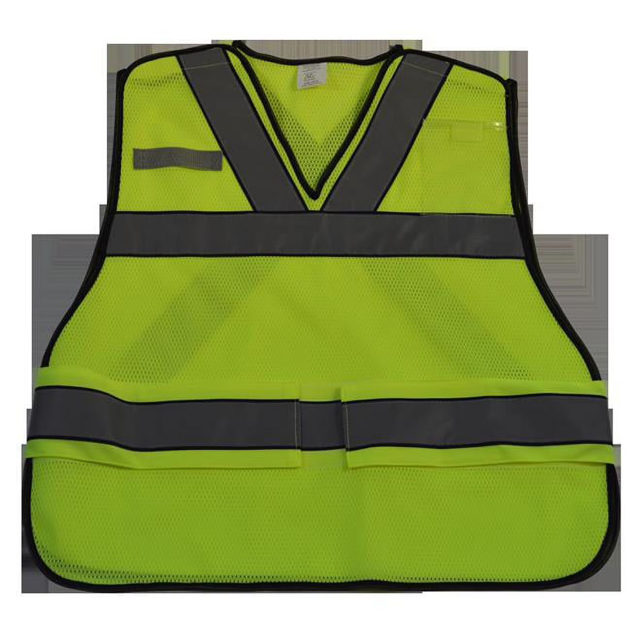 V-Neck Lime Mesh Public Safety Vest P58542