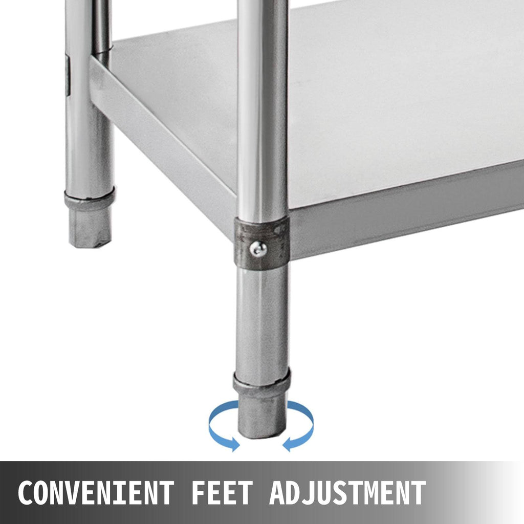 Stainless Steel Kitchen Shelving Unit 48x72 inch N576830