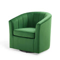 Green Velvet Accent Armchair N909