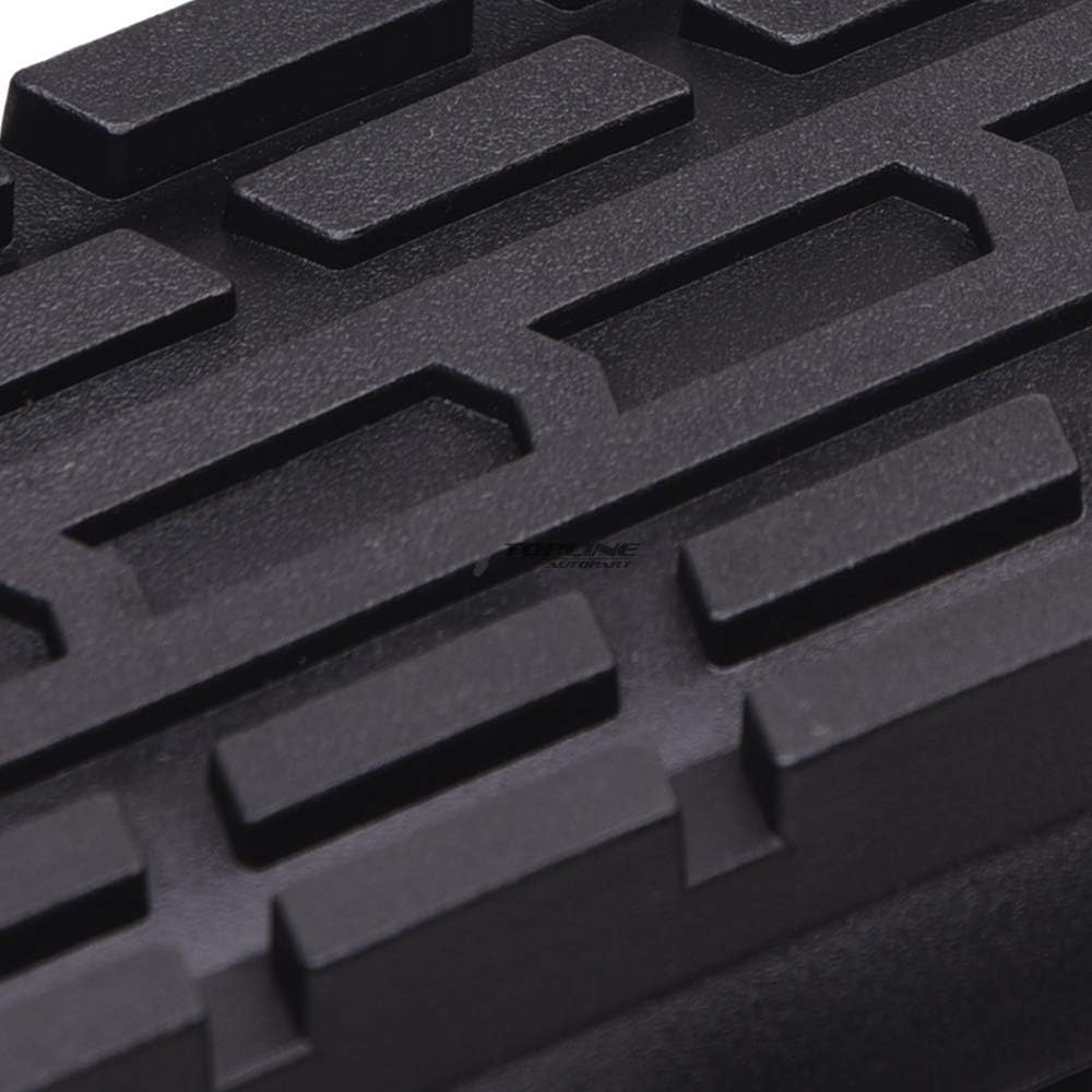 Oval Matte Black Side Step Nerf Bars Running Boards R29863