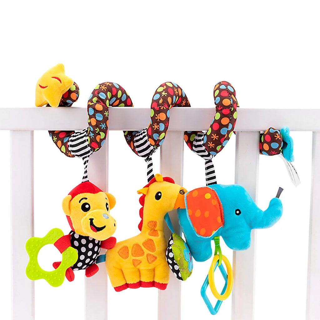 Infant Baby Activity Spiral Stroller Toy Plush Toy S8859