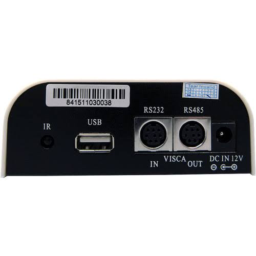 White 10x 720p 2.1MP Indoor USB 2.0 PTZ Camera B787694