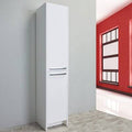 Free-Standing Linen Cabinet White Q738573