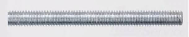 1/2-20 x 6 Threaded Rod Zinc Plated Y86688