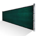 Green Privacy Fence Screen HDPE Mesh Windscreen with Reinforced Grommets O9214
