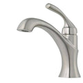 Single Hole Bathroom Faucet with Metal - Brushed Nickel V190516