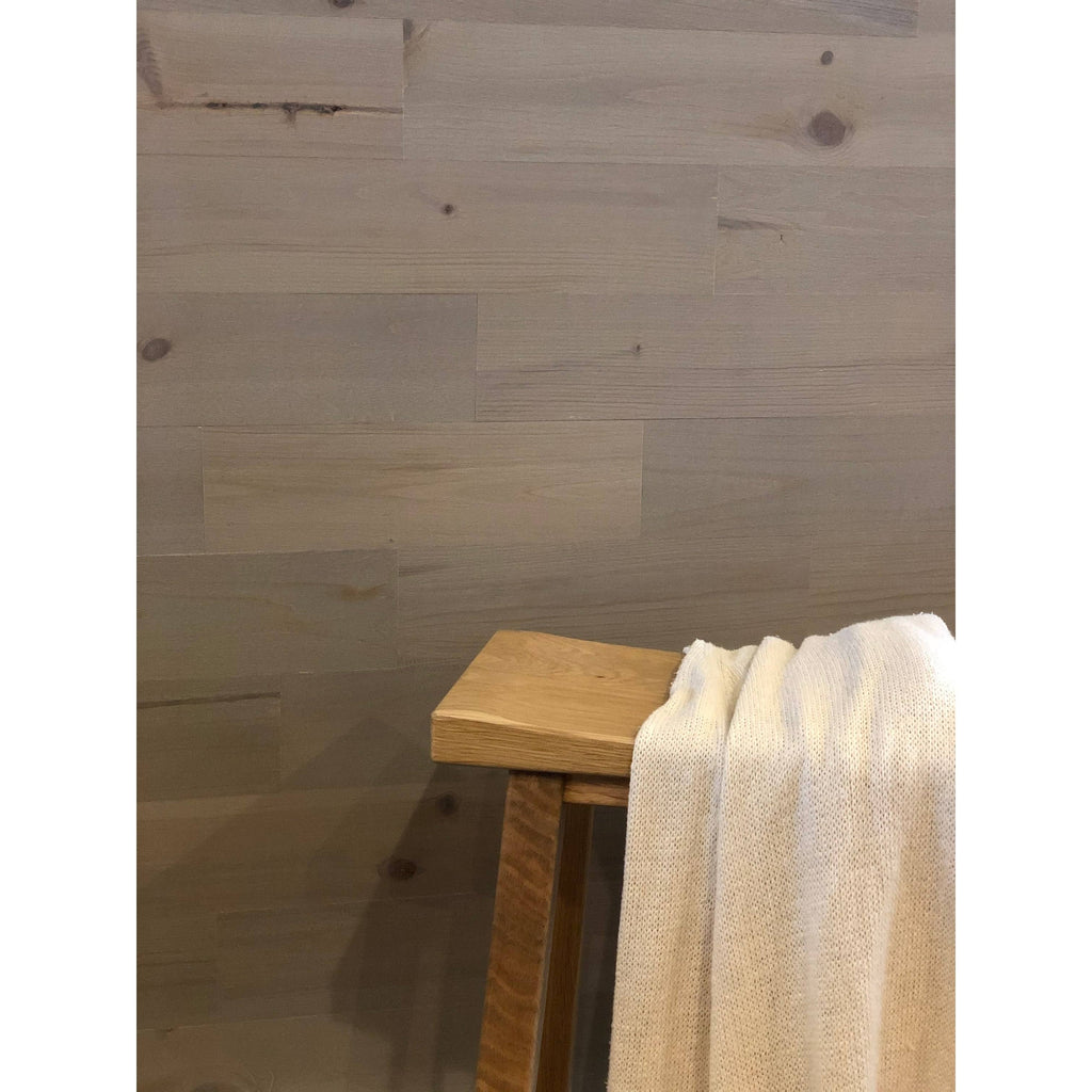 Pine Wooden Wall Planks, Peel and Stick, 20 Sq. ft, Sandstone P3758