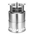 Windproof Stainless Steel Detachable Wood Stove B770