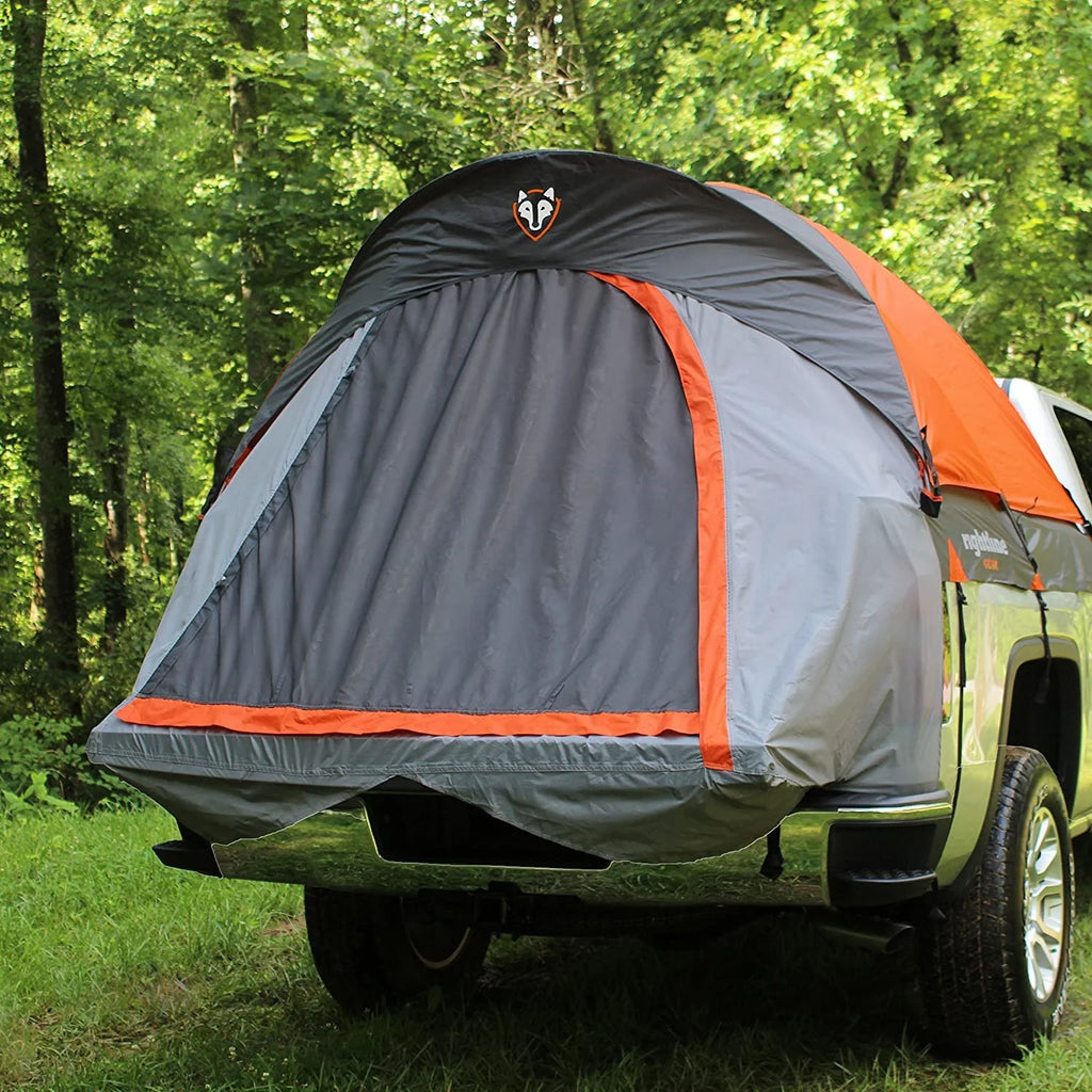 Truck Tent, Air Mattress, and Weather Radio Bundle for Pickup Truck Bed Camping E31090