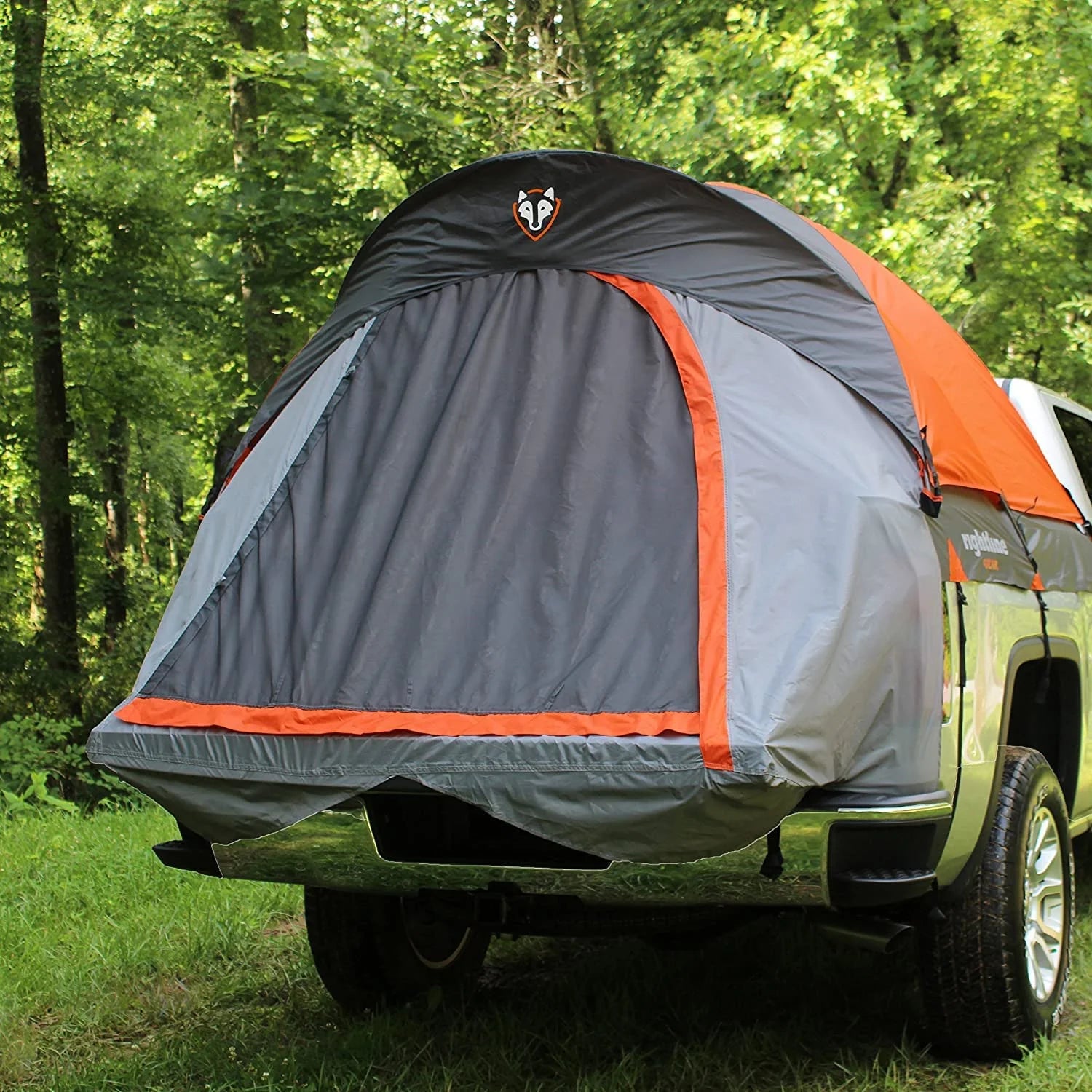 Truck Tent, Air Mattress, and Weather Radio Bundle for Pickup Truck Bed Camping E31090