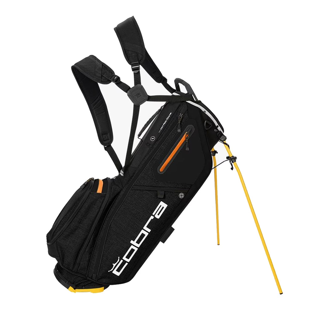 Black-Gold Fusion 5-Way Golf Stand Bag L65072