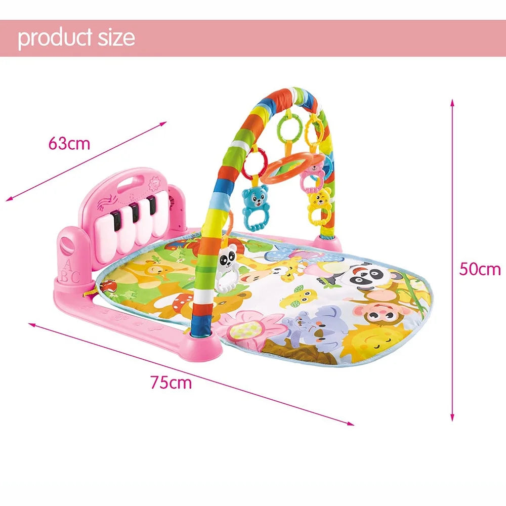 Playmat Kick and Play Piano Gym with Music Hanging Mirror M89862