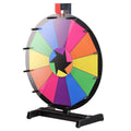 18x22 Tabletop Editable Color Prize Wheel 12 Slot Spinning Game E90297