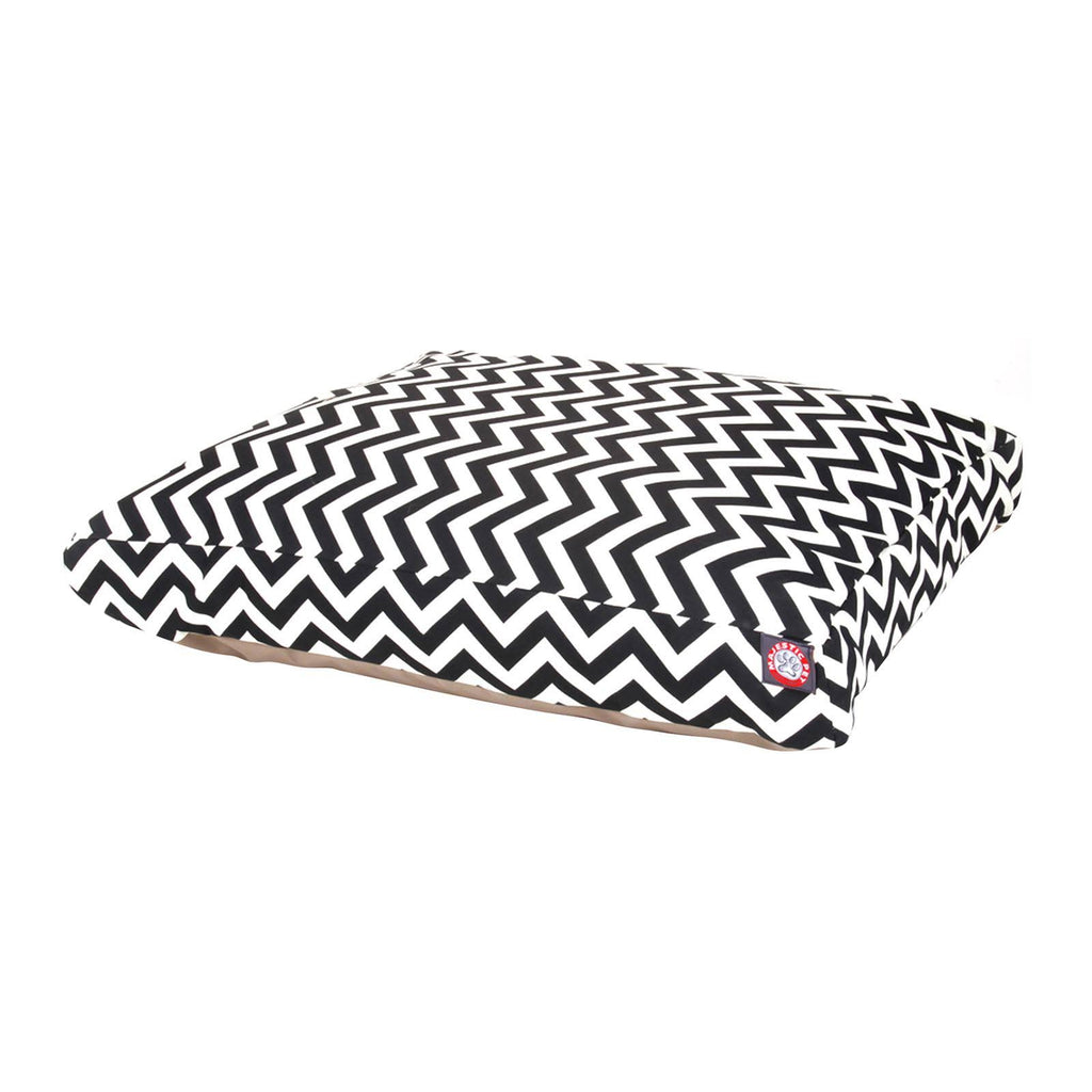 Black Extra Large Rectangle Dog Bed M872