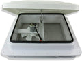 12 Volt RV Roof Vent Fan with White Lid W2180