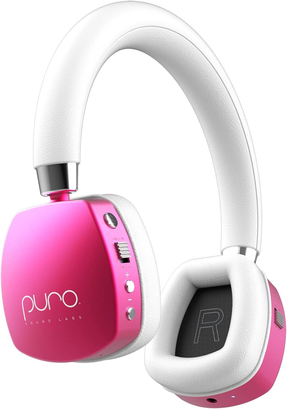 Red On-Ear Active Noise Cancelling Bluetooth Headphones for Kids with Built-in Microphone D97370