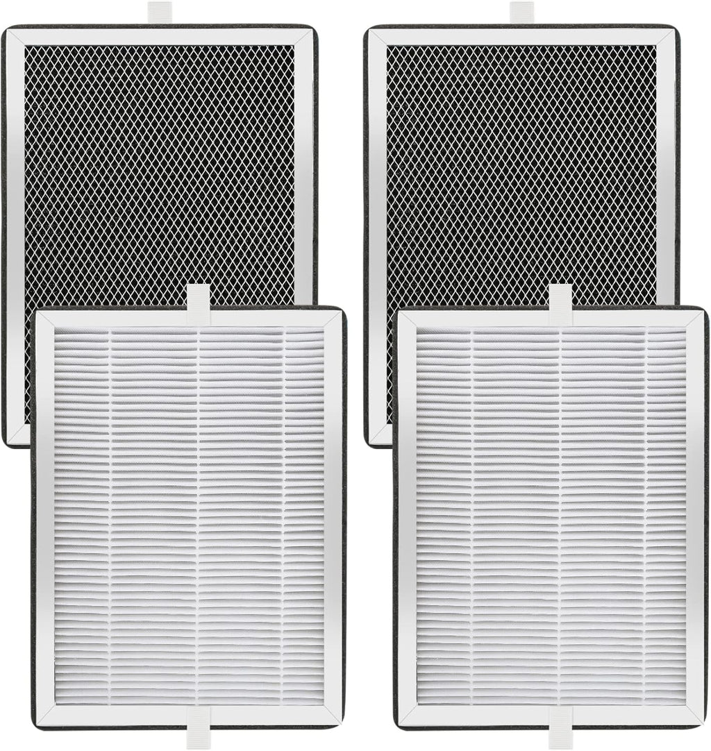 H13 True HEPA Replacement Filter 3-in-1 Pre-Filter, Activated Carbon 4 Pack M296273