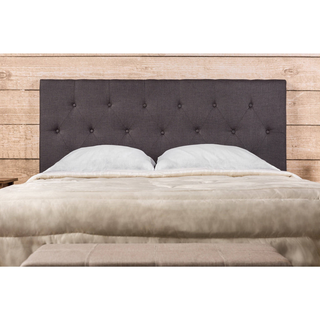 Grey Queen Linen Headboard L365555