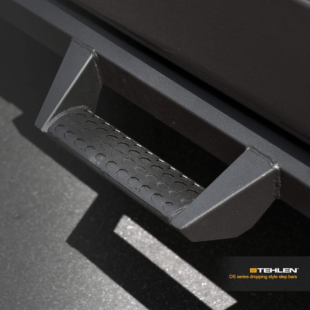 Matte Black Nerf Bars Running Boards for Ford F150 SuperCrew Cab U794