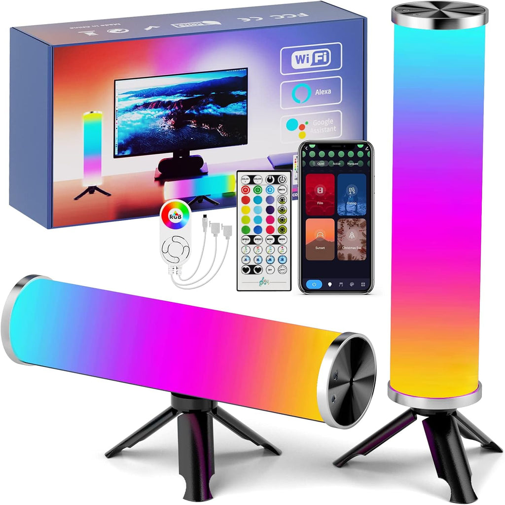 RGB WiFi LED Light Bars for TV, Pack of 2 P4973