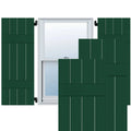 15 in. x 52 in. Real Wood Pine Board u0026 Batten Shutters Pair T247247
