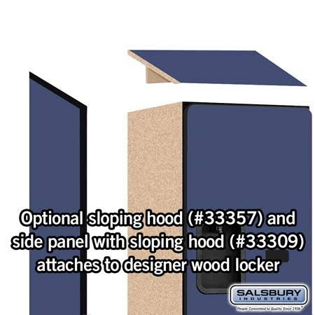Blue Wood Locker F48761