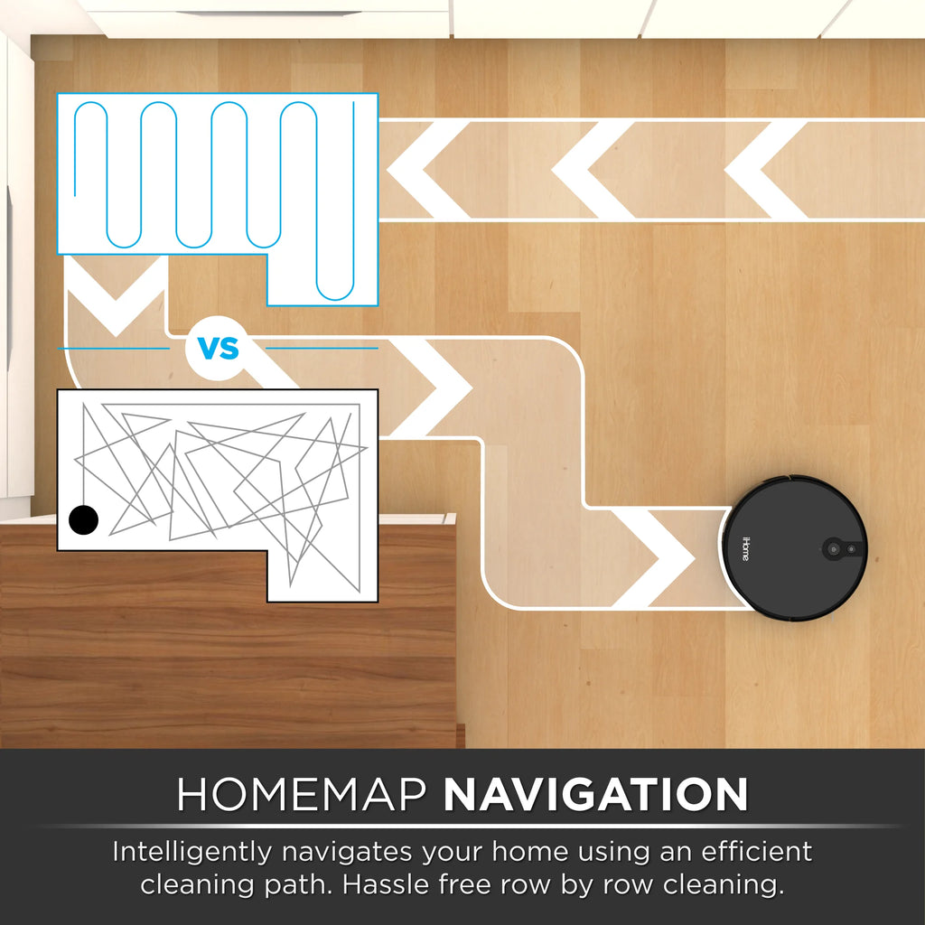 Robot Vacuum with Mapping Technology, 120 Min Runtime J632557