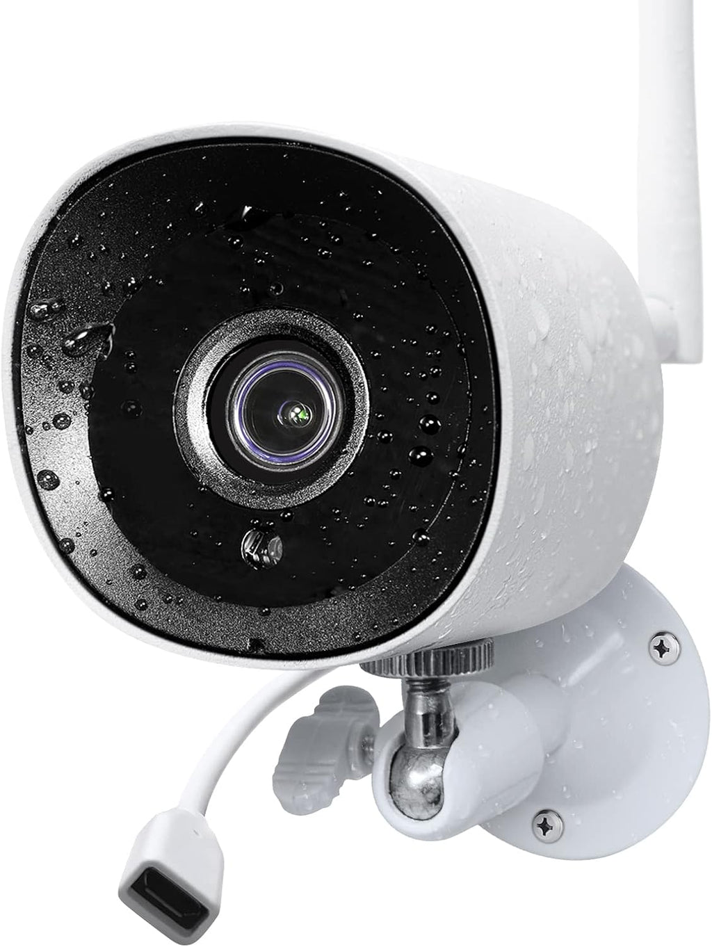 2Pack 1080P Full HD WiFi IP Camera with Night Vision, IP66 Waterproof J923