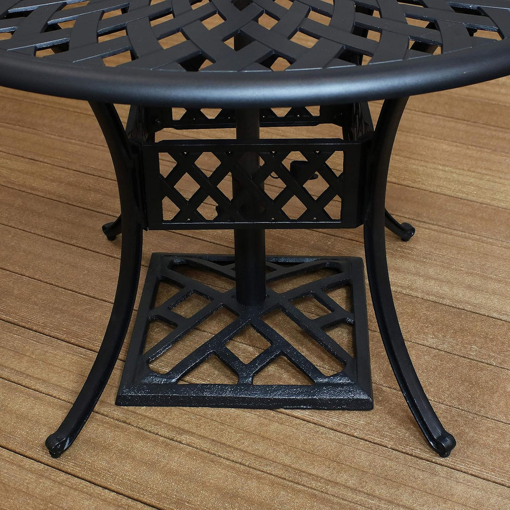 Cast Iron 17-Inch Square Patio Umbrella Base P2574