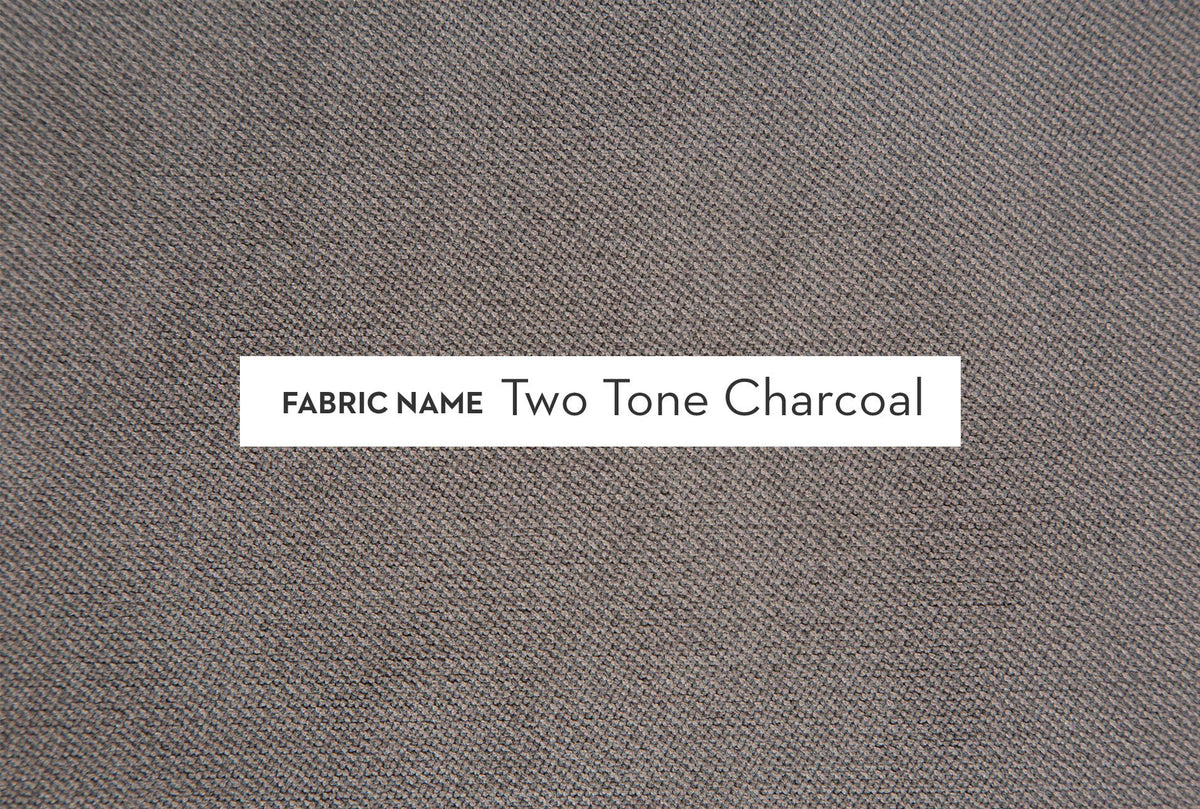 Charcoal Fabric Cocktail Ottoman A46425