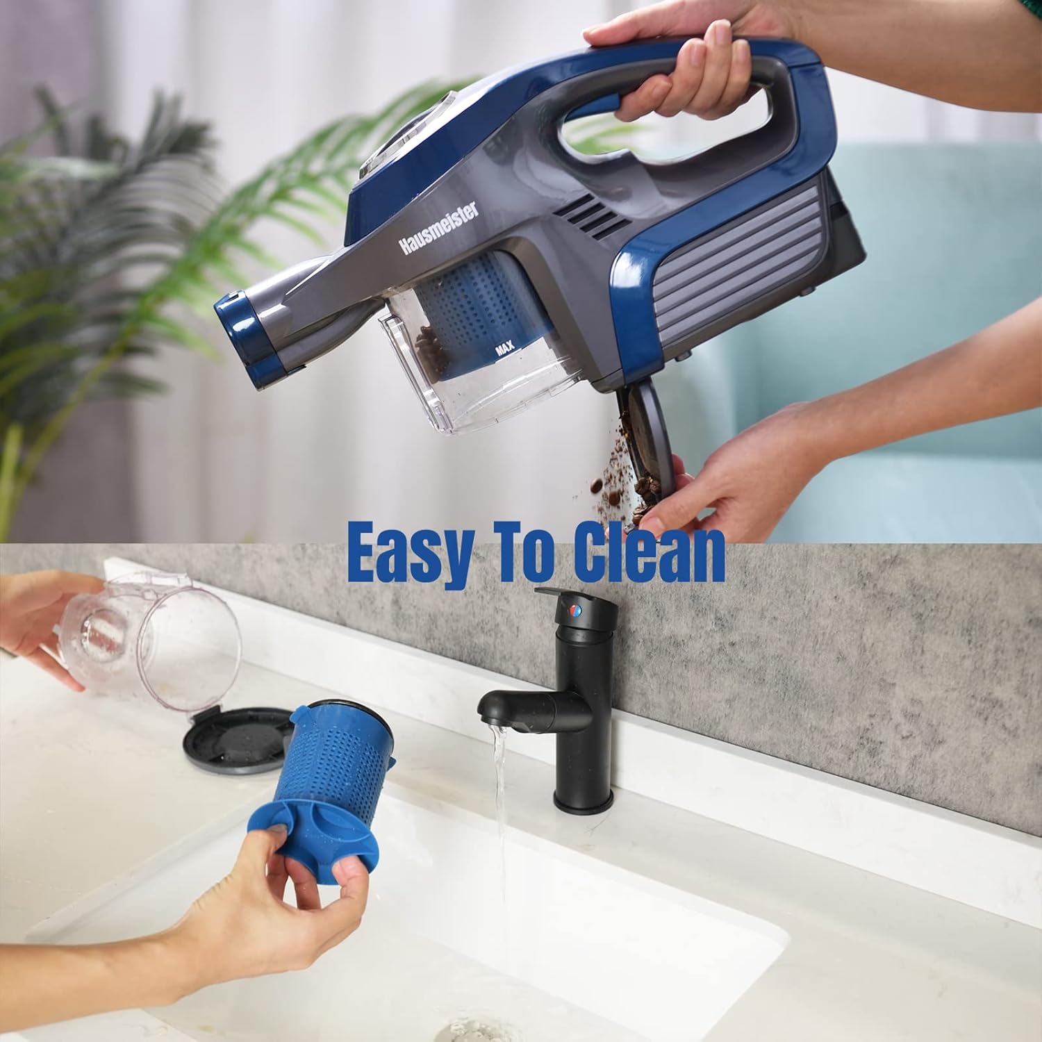 Cordless Stick Vacuum Cleaner Handheld Portable for Hard Floors Carpet Pet Hair D62631
