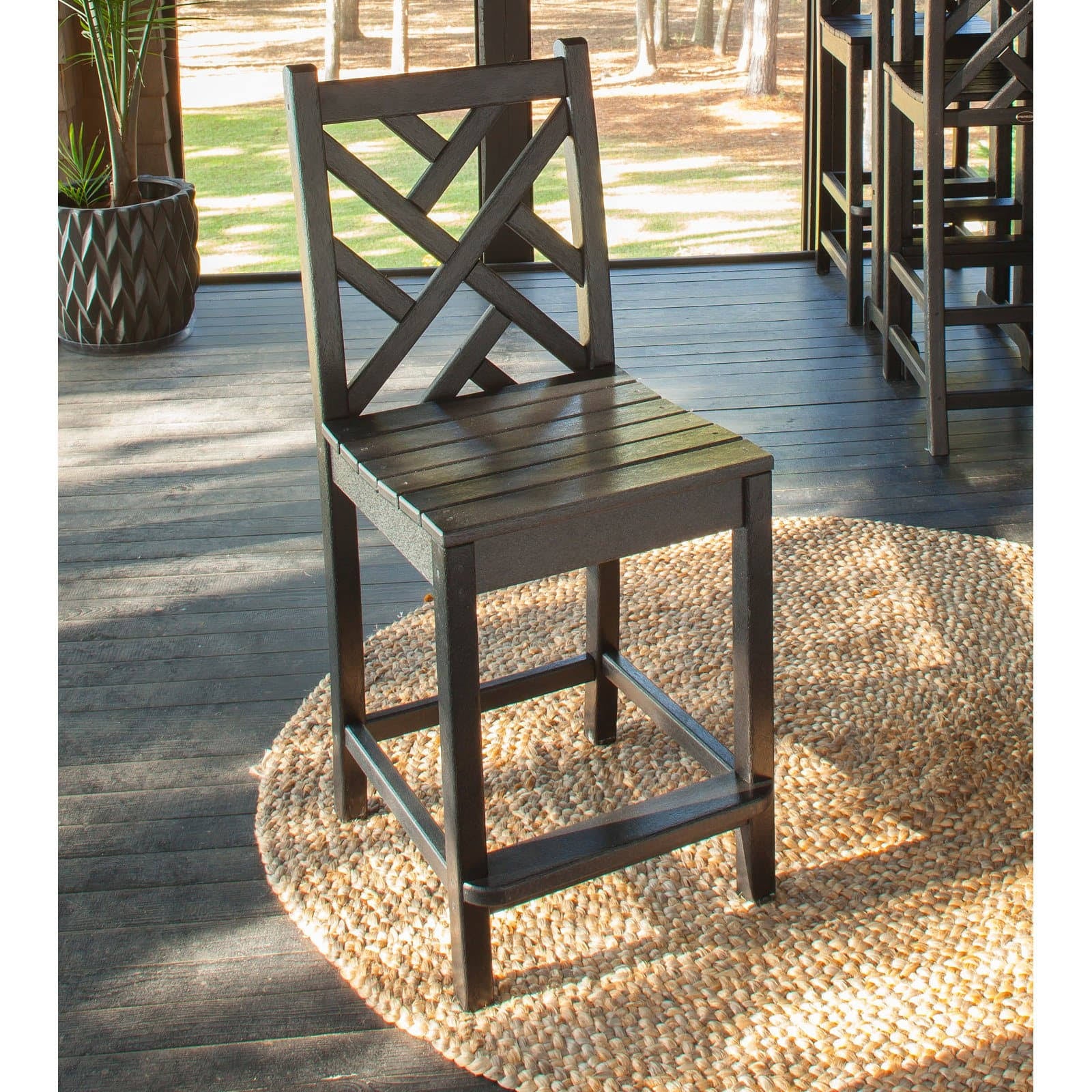 Slate Grey Counter Side Chair H52730