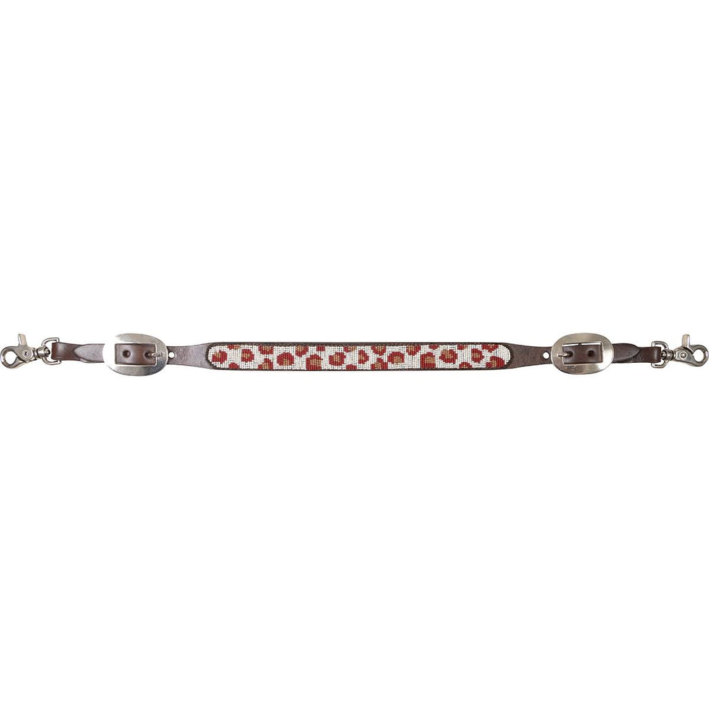 Brown Cheetah Beaded Wither Strap U43506