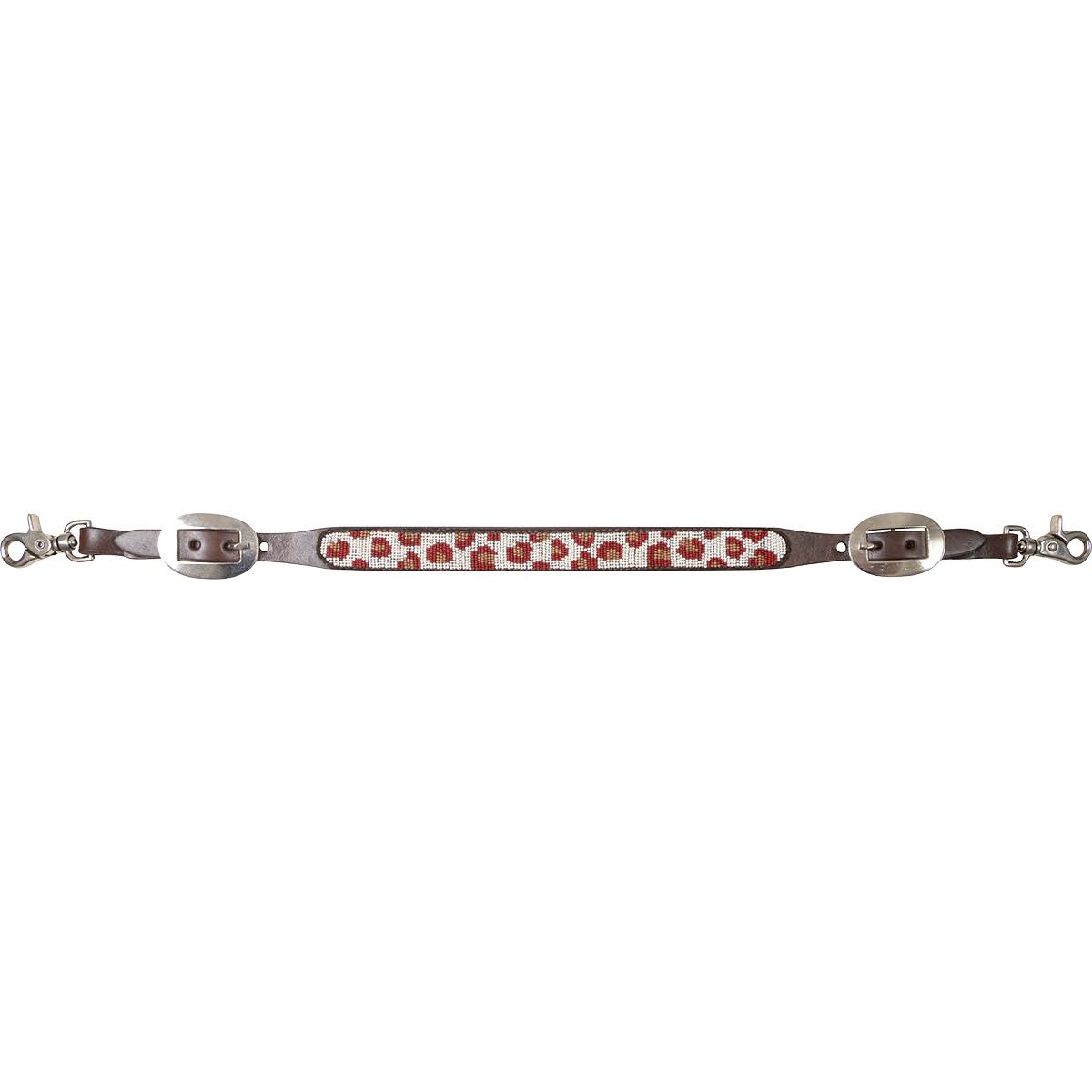 Brown Cheetah Beaded Wither Strap U43506