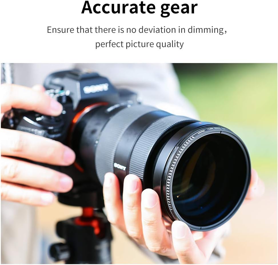 72mm HD Soft GND8 Lens Filter, 3 Stop (0.9) Soft Graduated Neutral Density Filter, Pack of 2 G936077