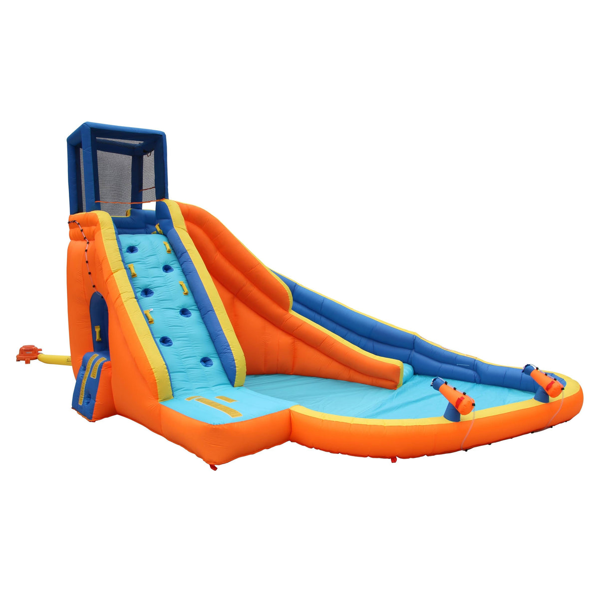 Inflatable Water Park Play Pool Slide with Water Cannons W7148