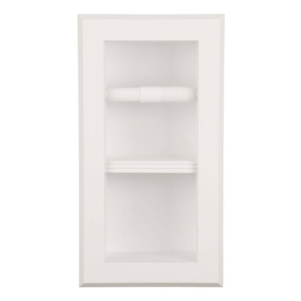 White Double Toilet Paper Holder W151468