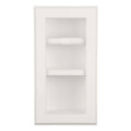 White Double Toilet Paper Holder W151468