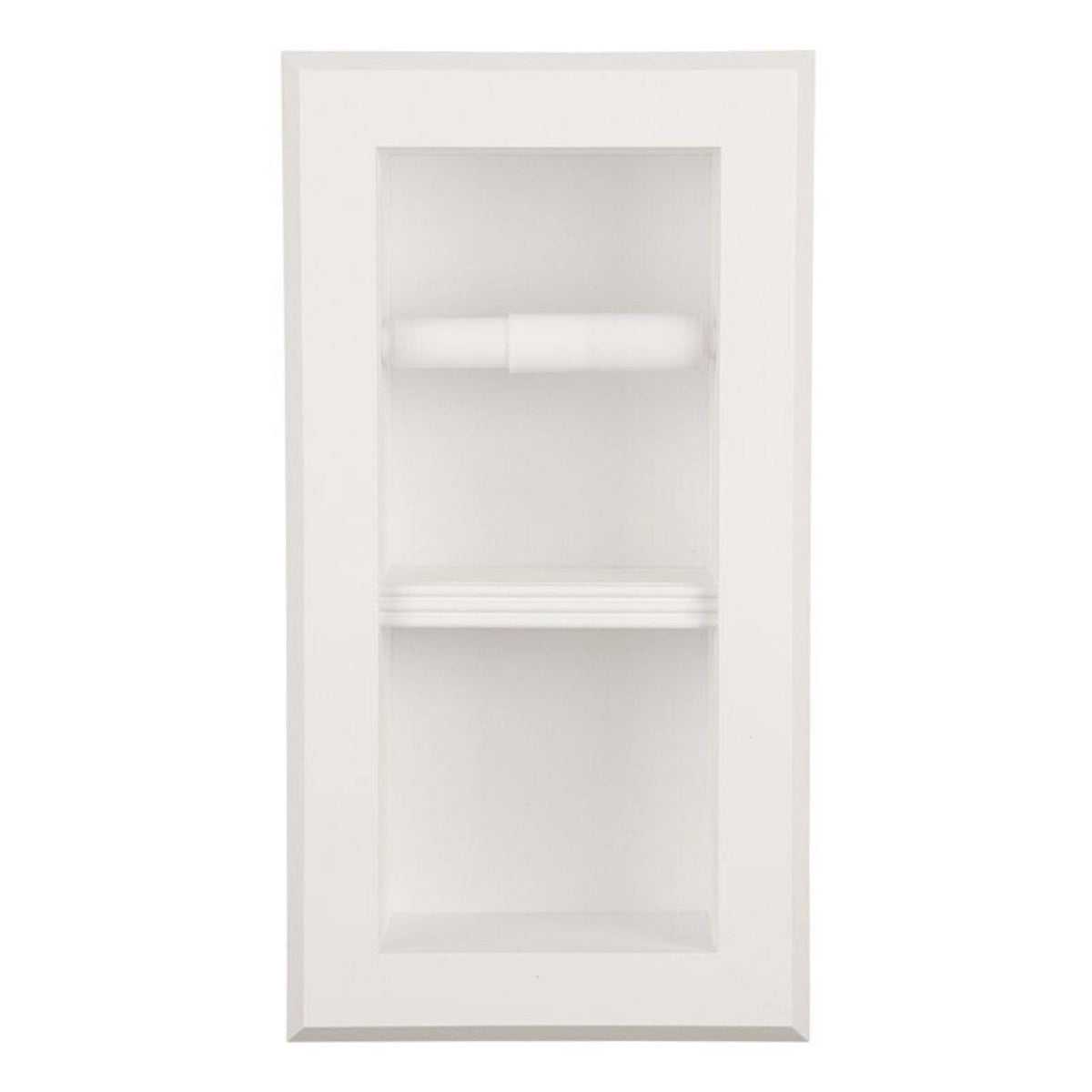 White Double Toilet Paper Holder W151468