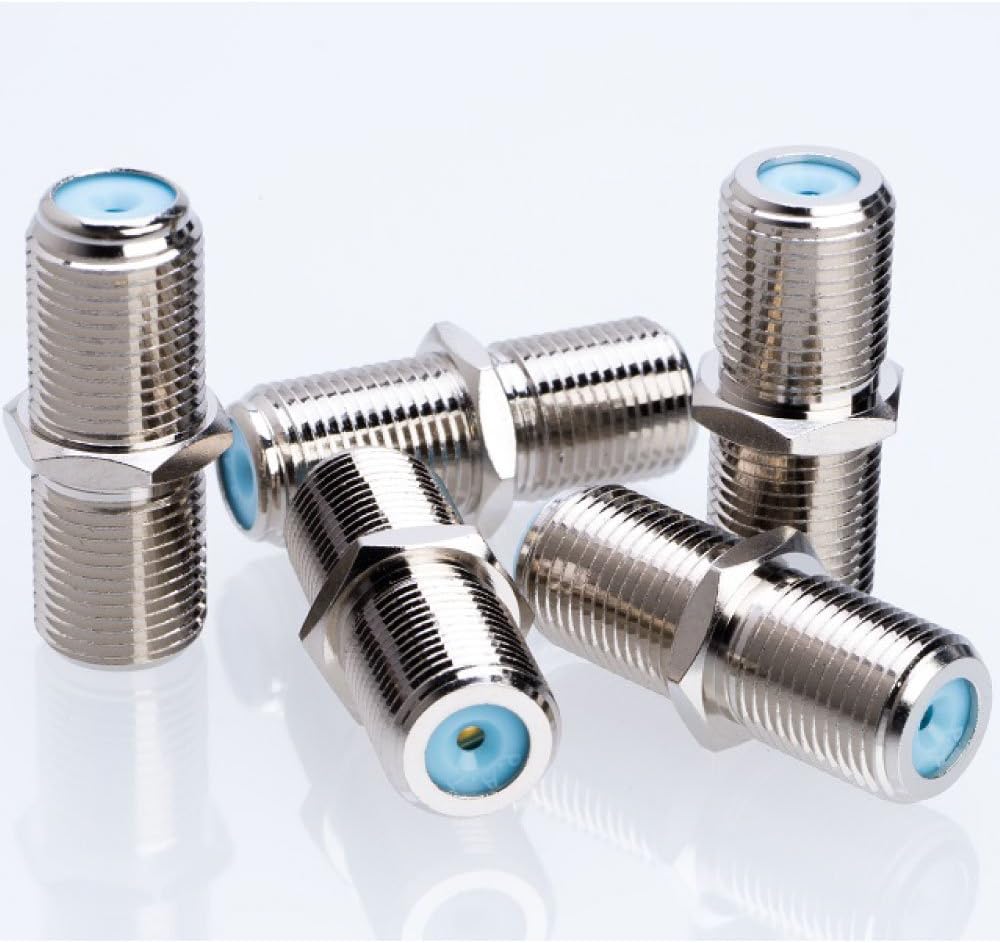 F81 F Female to Female Coupler F-Type Adapter Connector (100 Pack) Y7052