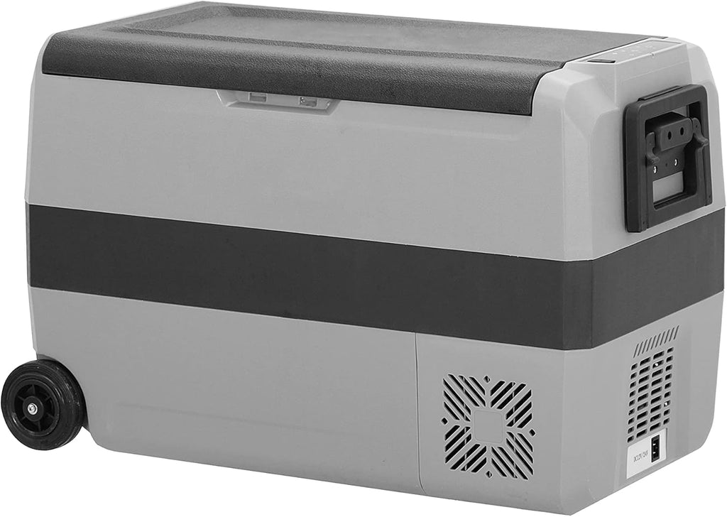 53 Quart Dual Temperature Control 12 Volt Portable Car Refrigerator Freezer P894054