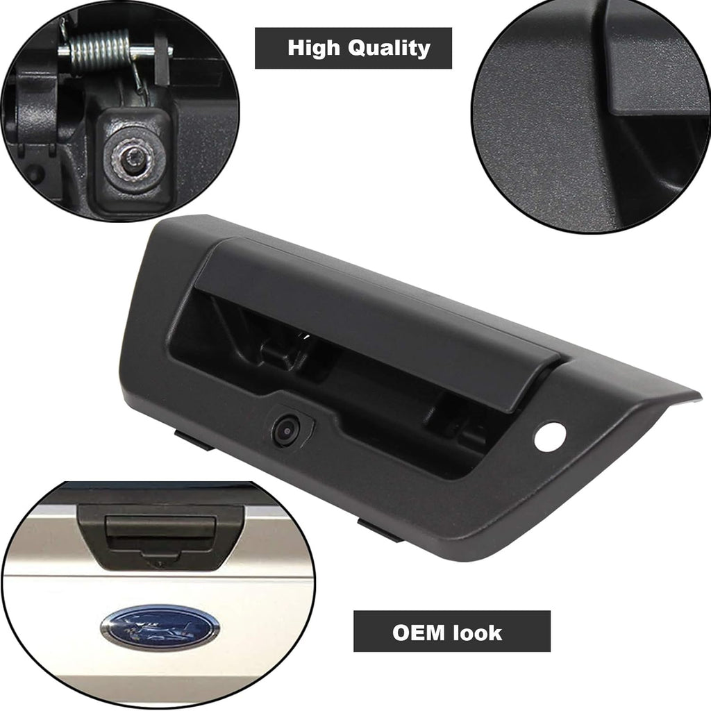 Black Tailgate Handle with Backup Camera E7916