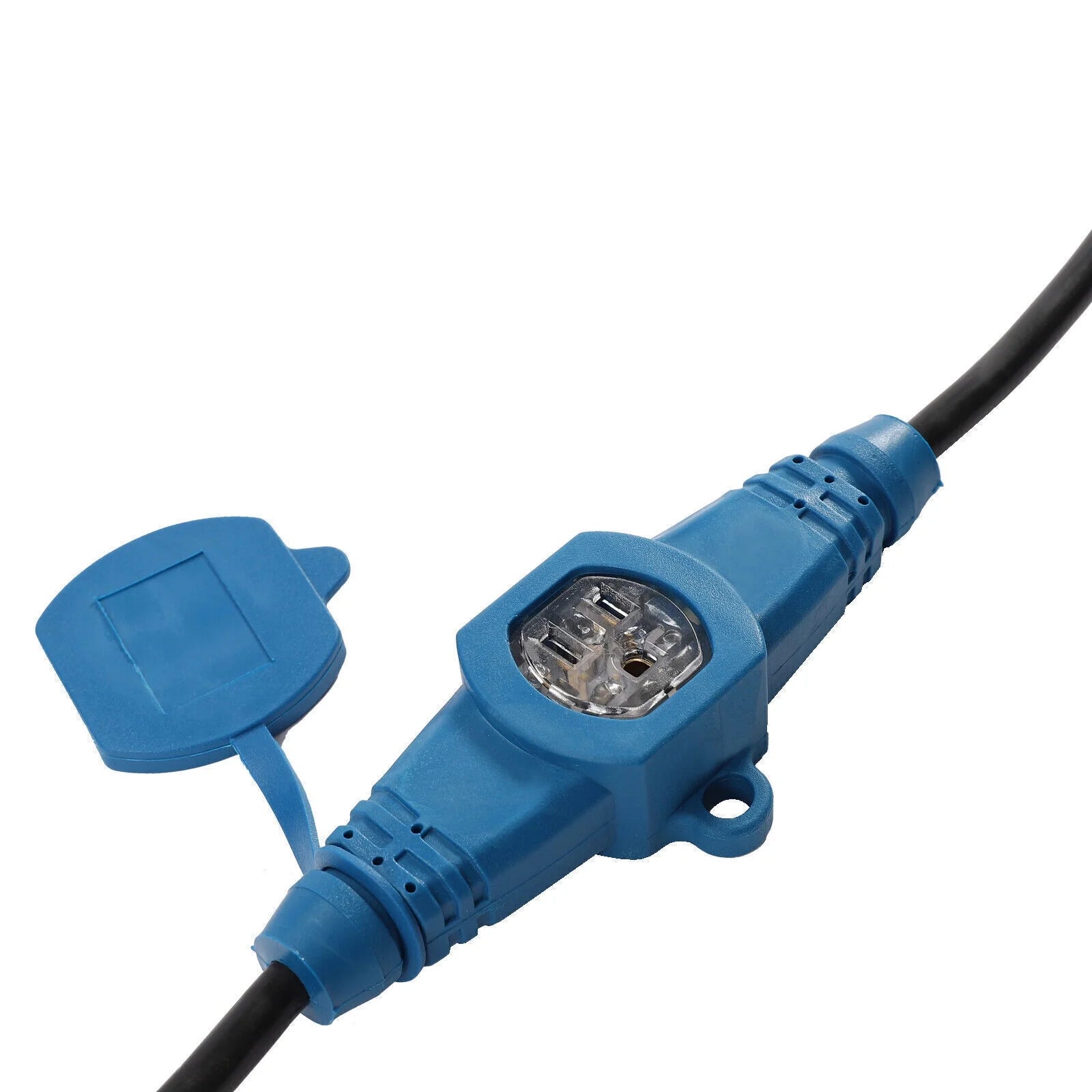 50ft 12 Gauge Power Extension Cord with 3-Prong Outlets V519