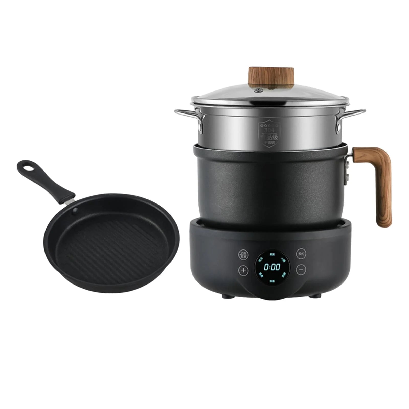 Electric Cooker Warmer with 6 Cooking Modes M9100