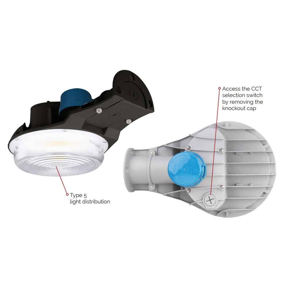 60 Watt LED Area Light with Photocell J7560